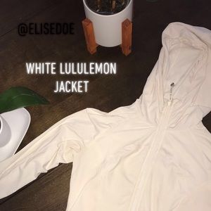 White lululemon jacket